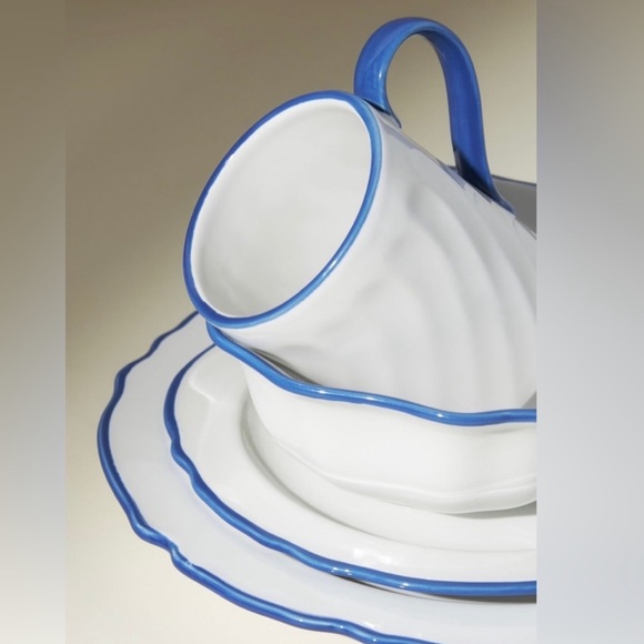 Last set ☝️Blue & White Elton Mugs set of 4 - Picture 2 of 3